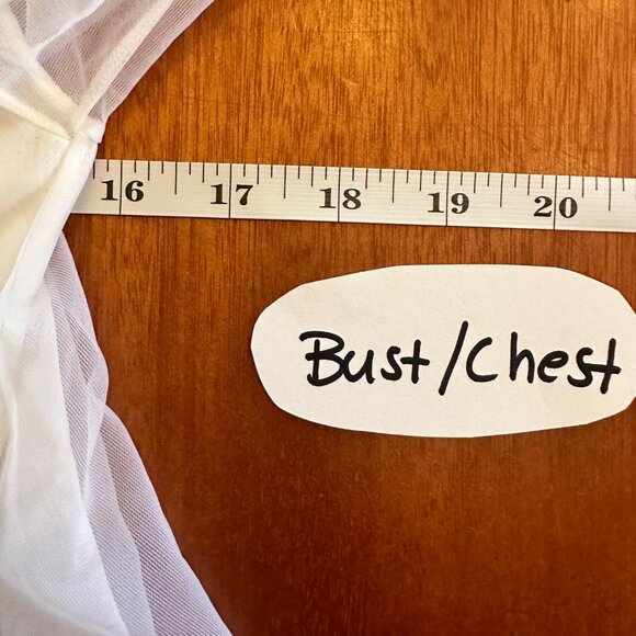 Gotham Jr. Vintage Nylon Sleep Gown White Florals Lace sz 7 - Picture 3 of 10